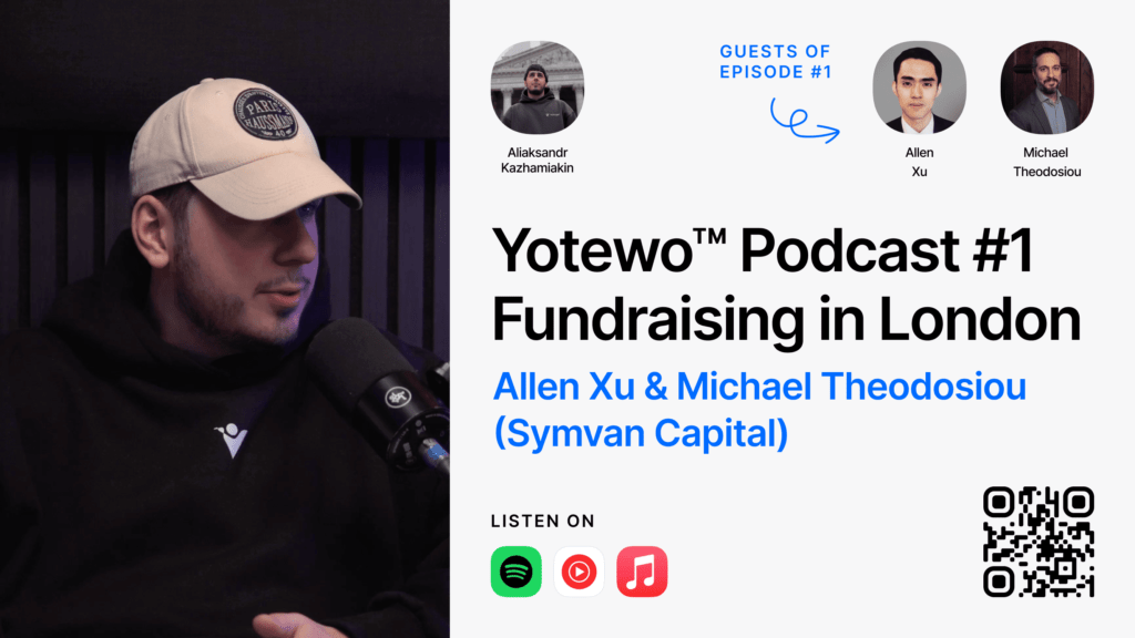 Yotewo Podcast #1 Fundraising in London – Allen Xu and Michael Theodosiou (Symvan Capital)